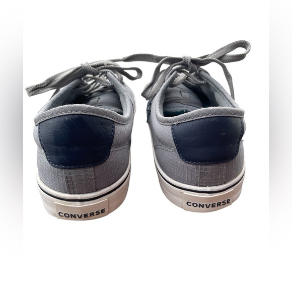 Converse Star Replay Ox Gray & Navy, Unisex, Men’s 8.5/Women’s 10 - Picture 2 of 8